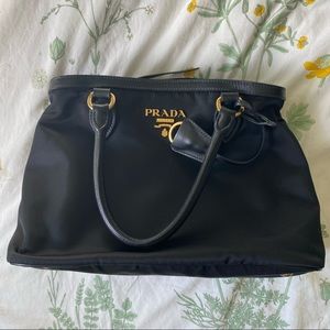 PRADA Tessuto Satchel Purse